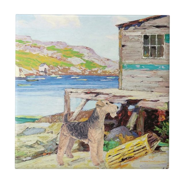 Lobster Pots Tile (Front)