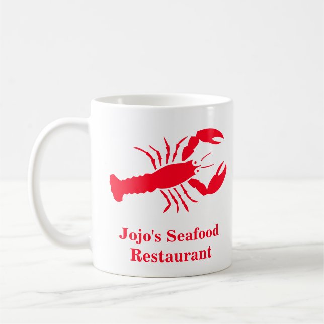 Lobster Red Jojo's Seafood Restaurant (Name) Coffee Mug (Left)