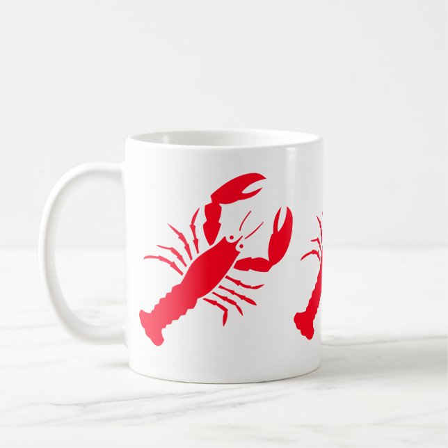 Lobster Red Love 4Marty Coffee Mug (Left)