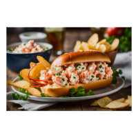 Lobster Roll And Potato Chips