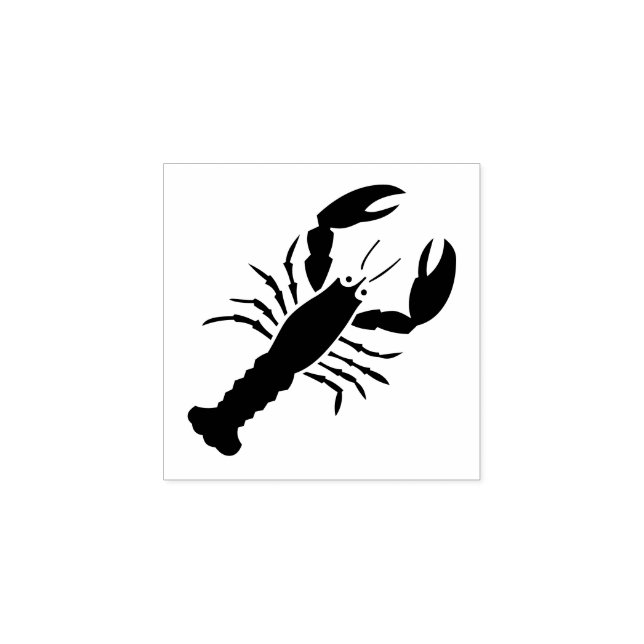 "Lobster" Rubber Stamp (Imprint)