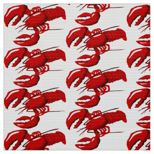 Lobster Seafood Fabric