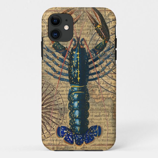 Lobster Shellfish Seafood Maine Classic Ocean Case-Mate iPhone Case (Back)