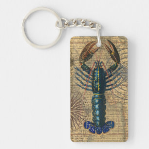 Lobster Shellfish Seafood Maine Classic Ocean Key Ring
