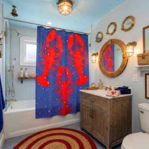 Lobster Shower Curtain