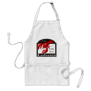 Lobster Sign Template Apron