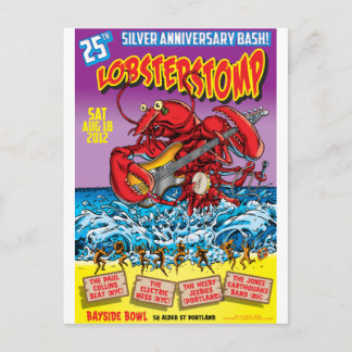 LOBSTER STOMP Poster Art by Mort Todd Postcard