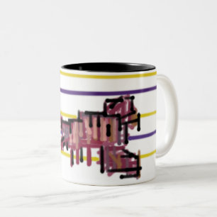 Lobster summer joy Two-Tone coffee mug