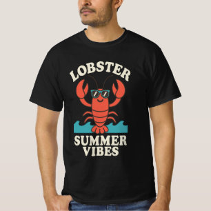 Lobster Summer Vibes – Cute Coastal Crab T-Shirt