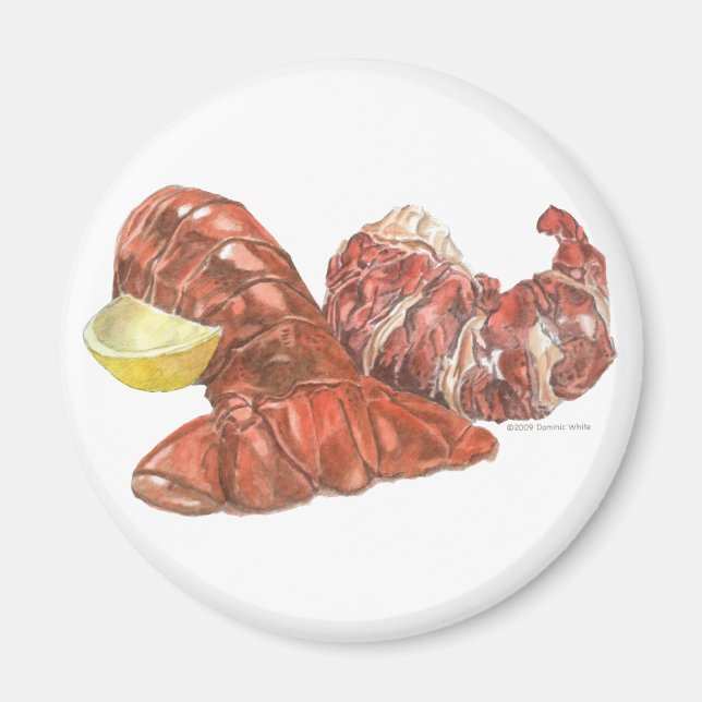 Lobster Tail Magnet (Front)