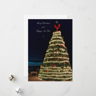 Lobster Trap Christmas Tree Rockland Maine Holiday Card