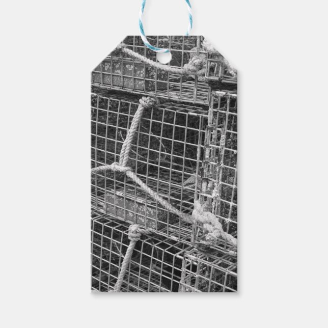 Lobster Trap Stack Gift Tags (Front)