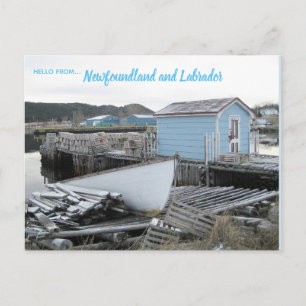 Lobster Traps Newfoundland and Labrador Postcard