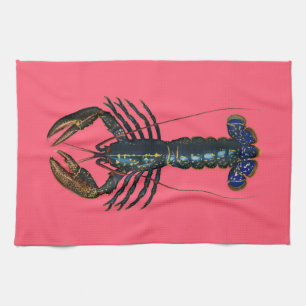 Lobster - Vintage design Tea Towel