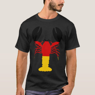 Lobster vintage Germany German flag seafood T-Shirt
