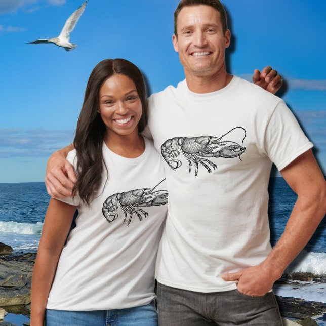 lobster vintage graphics T-Shirt (Creator Uploaded)