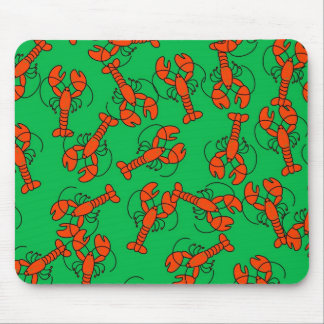 Lobster Wallpaper Mouse Mat