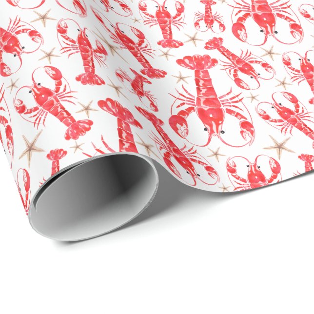 Lobster Wrapping Paper (Roll Corner)