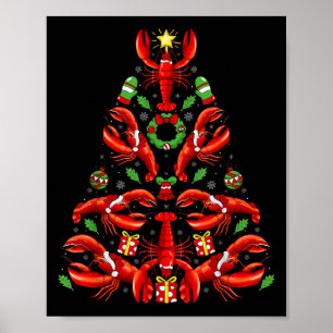 Lobster Xmas Decoration Santa Hat Lobster Christma