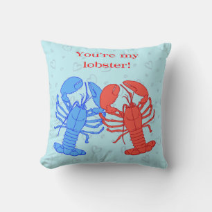 Lobsters in Love Cushion