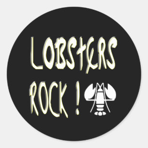 Lobsters Rock! Sticker