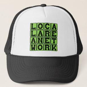 Local Area Network, LAN Networking Trucker Hat