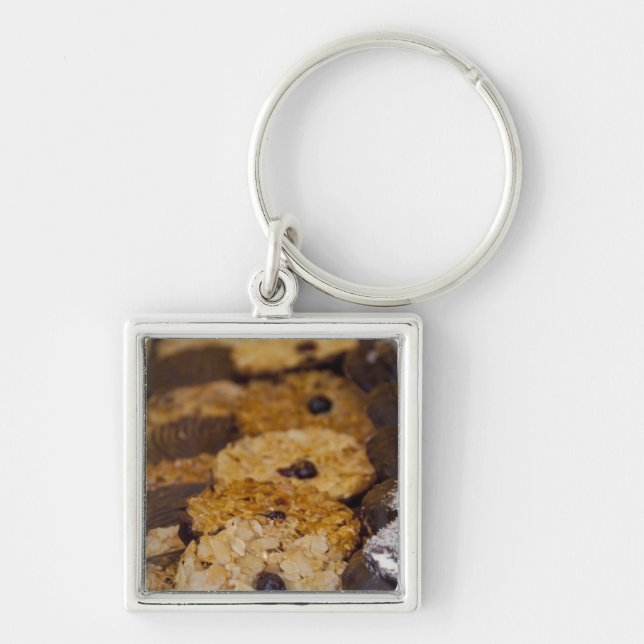 Local bakery shop window, Wertheim, Key Ring (Front)
