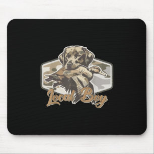 Local Boy Hunting Dog Camo Southern Country Pride Mouse Mat