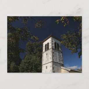 Local church, village of Obrov, Slovenia Postcard