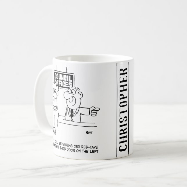 Local Council Red-Tape Department Coffee Mug (Front Left)