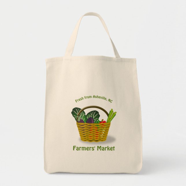 Local Farmer's Market Tote Bag (Front)