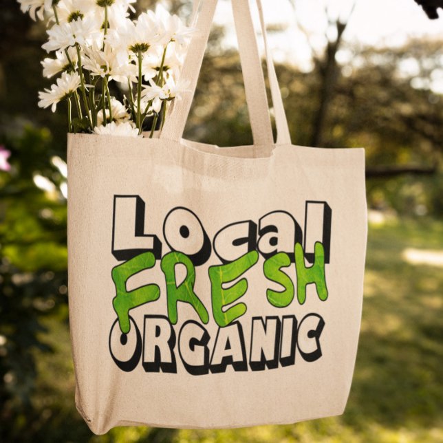 Local Fresh Organic Tote Bag (Creator Uploaded)