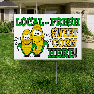 Local Fresh Sweet Corn Sign