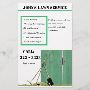 Local Lawn Service Flyer