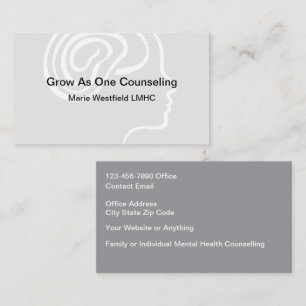 Local Mental Health Counseling Business Card