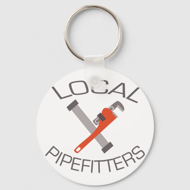 Local Pipefitters Key Ring (Front)