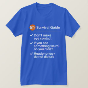 Local Rules NYC subway humour T-Shirt