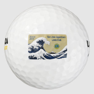 Local San Jose Japantown LIONS CLUB golf balls