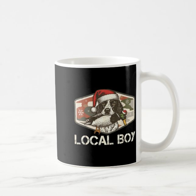 Local Southern Boy Duck Hunting Black Lab Outdoor  Coffee Mug (Right)