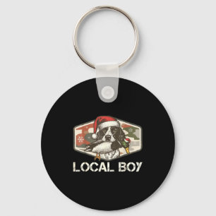 Local Southern Boy Duck Hunting Black Lab Outdoor Key Ring