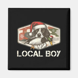 Local Southern Boy Duck Hunting Black Lab Outdoor Magnet