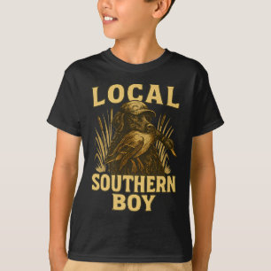 Local Southern Boy Duck Hunting Labrador Dog Rural T-Shirt
