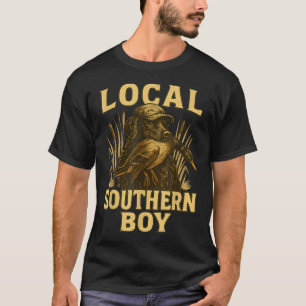 Local Southern Boy Duck Hunting Labrador Dog Rural T-Shirt