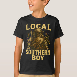 Local Southern Boy Duck Hunting Labrador Dog Rural T-Shirt