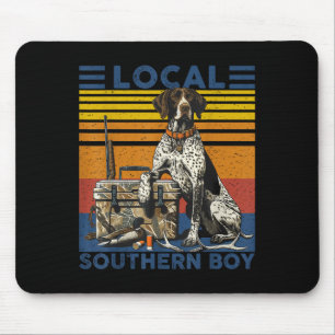 Local Southern Duck Hunting Dog Black Lab Outdoor Mouse Mat