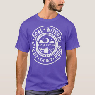 Local Witches Union Salem Women Witch Funny Hallow T-Shirt