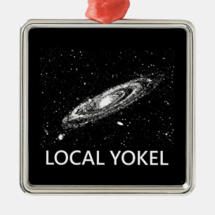Local Yokel Metal Tree Decoration