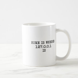 Localhost 127.0.0.1 - Home Is Where 127.0.0.1 Is  Coffee Mug