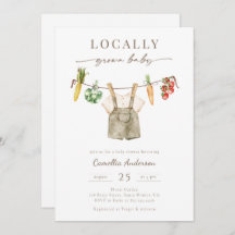 Locally Grow Farmers Market Baby Boy Clothesline