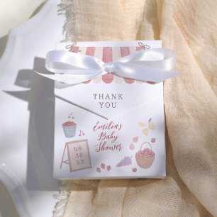 Locally Grown Baby Baby Shower Thank You Favour Box